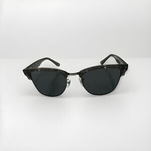 Ray-Ban Clubmaster Reverse RBR0504S Polarized Sunglasses 54mm Black w/ Case